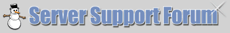 Server Support Forum